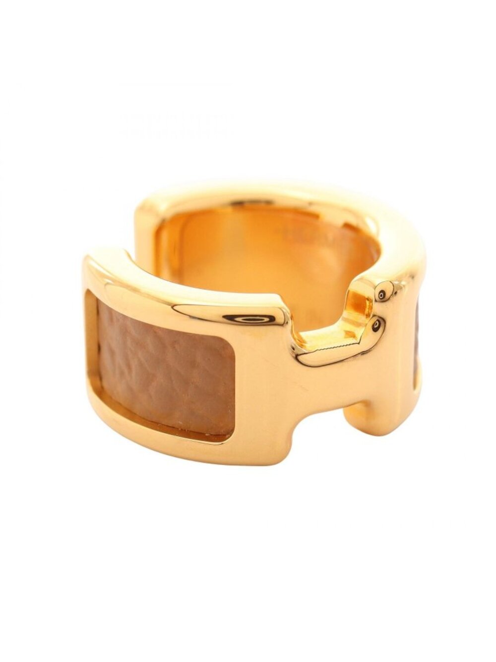 Hermes Olympe PM Leather Ear Cuff Earring